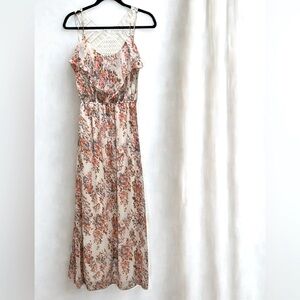 Dynamite Floral crochet Maxi Dress